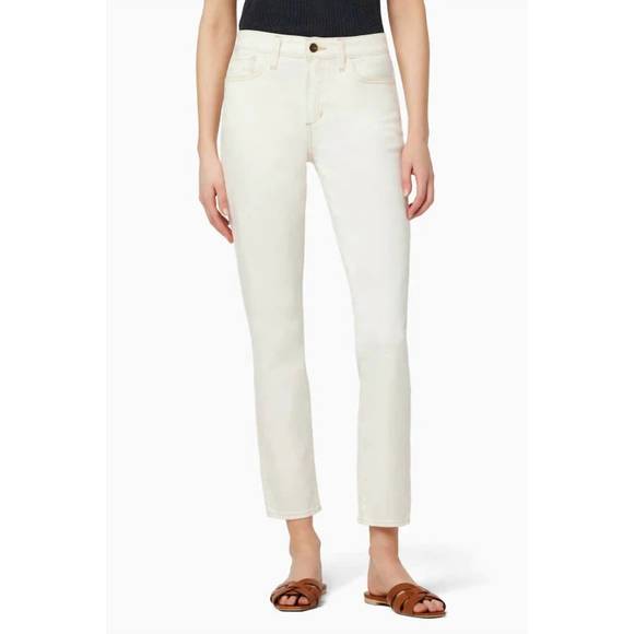 NEW JOE'S JEANS lara mid rise cigarette ankle jeans in milk - Picture 1 of 4